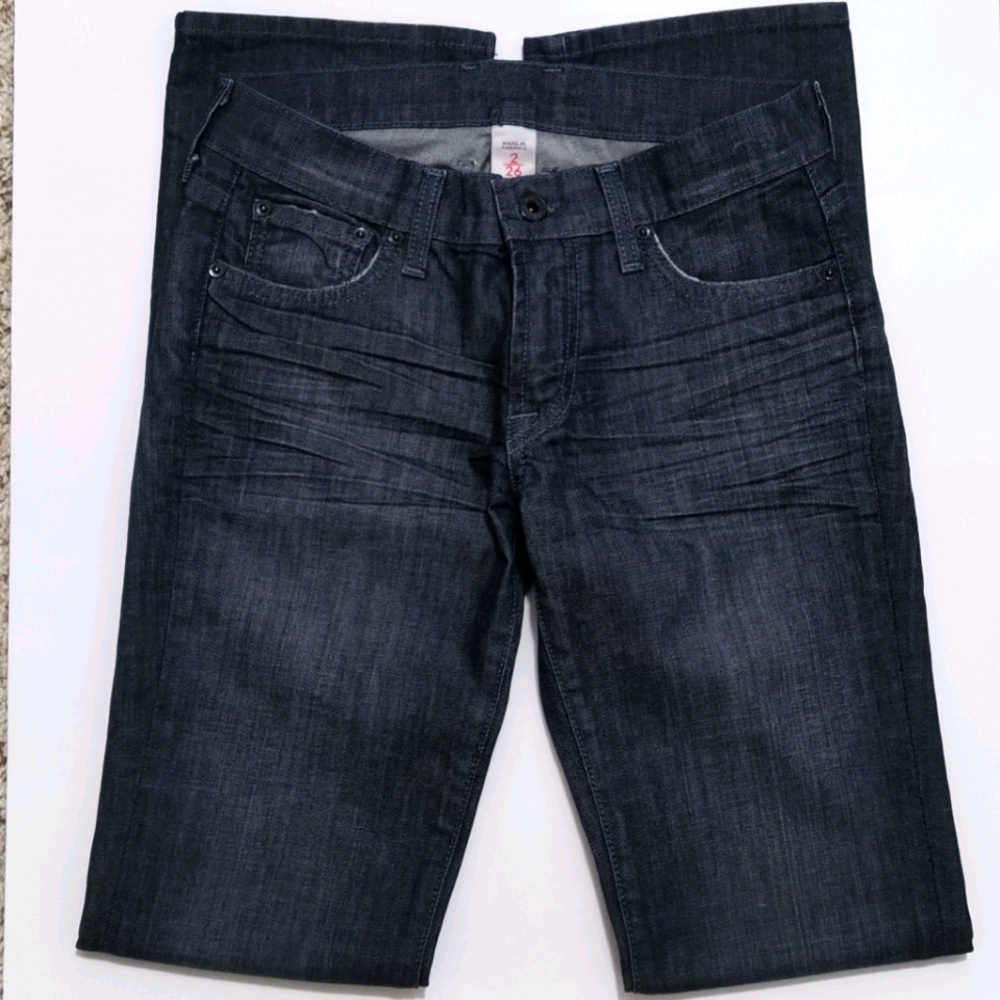 Lucky Brand Women's Straight Leg Jeans in Dark Indigo